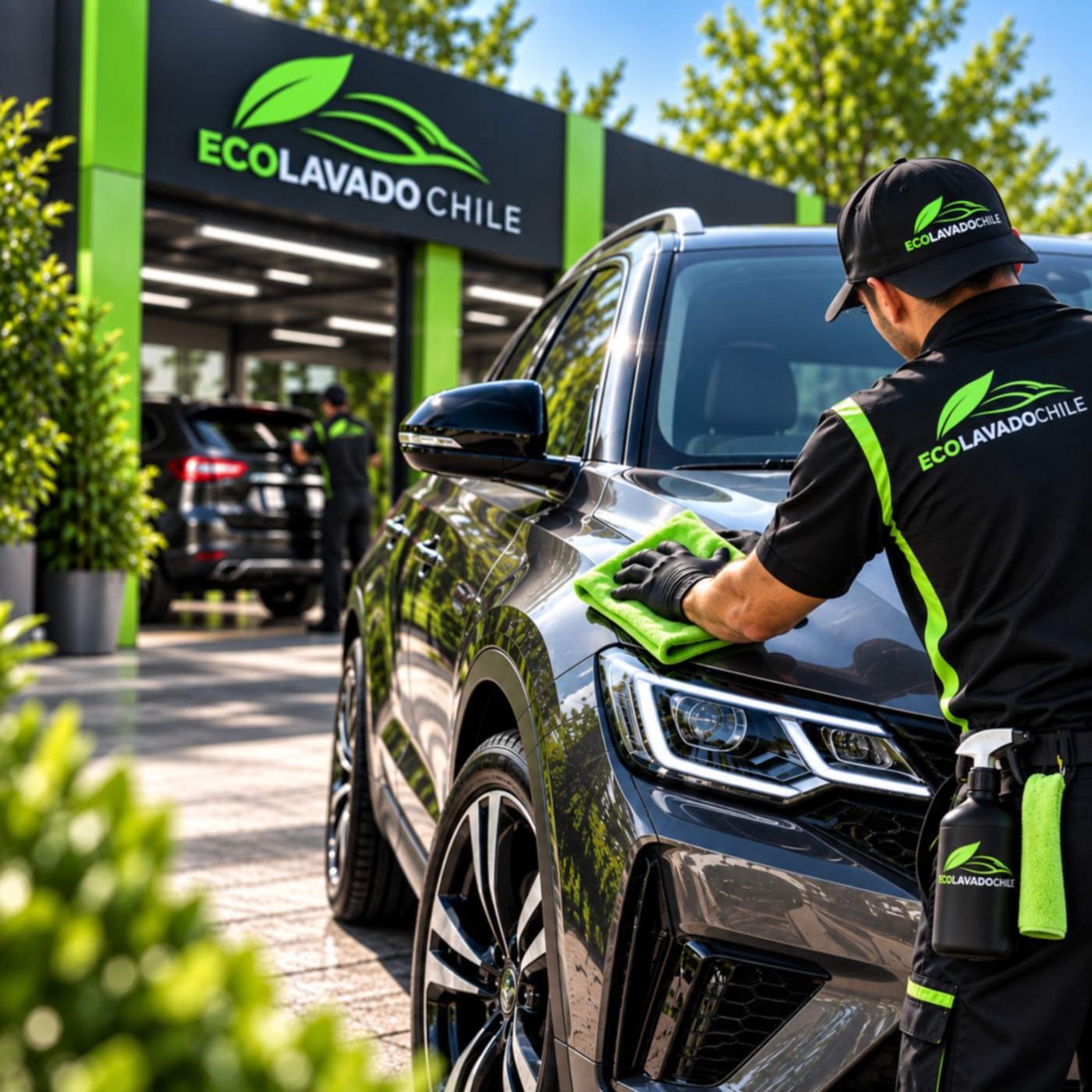 Lavado Exterior profesional en seco - ECOLAVADO CHILE
